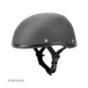 Caschi motociclistica a metà faccia retrò caschi da moto vintage uomini donne unisex salve scooter casco bianco nero