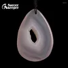 Colliers pendants Real Stone Natural Polished Agate Geode Quartz Cluster Cluster Treasure Bowl Bowl Spécime Collier pour bijoux Bandise BC715