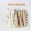 Neugeborene Strickdecke Bio -Milch Frill Decken Häkelwolle Decke Baby Badetuch Cobertor Musselin Swaddle