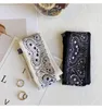 Scarves Black And White Scarf Love Cashew Nut Silk Headband Tie Bag Multi-functional Rectangular Ribbon For Men Women