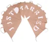 Partijdecoratie De heer Mrs Hessiaanse jute Bunting - Wedding of Banner Vintage Affair