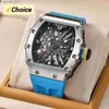 Нарученные часы 2024 Новый Pagani Design Mens Quartz VH65 Movt Skeleton Top Brand Luxury M Водонепроницаемый спорт сапфир