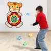 Sticky Ball Dart Board Target Sports Game Toys for Children Outdoor Party Toys Target Sticky Ball Throw Educational Board Games