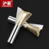 HUHAO Shank 12.7mm Dovetail Joint Router Bits for Wood Tungsten Milling Cutter Woodworking cnc Engraving Bits Carpentry Tools