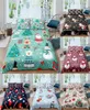 Zestaw pościeli domowych Bożego Narodzenia 9 kolorów Style kołdry mikrofibry Pojedyncza podwójna królowa King Count Countcase łóżka LJ3749303