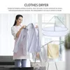 Hangers Net Pocket Drying Basket Sweater Rack Hanging Dryer Foldable Clothing Cleanse Clothes Hanger