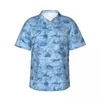 Camicie casual da uomo per vacanza vintage paesi paesi città strade hawaiane uomini eleganti camicette a manica corta abiti harajuku