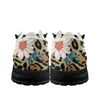 Повседневная обувь Instantarts Daisy Leopard Print Beautiful Ladies 2024 Canvas Loafer