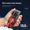 RC Mini Boats Modèle à voile Eau Remote Contrôle des bateaux Speed Boats Navire 2.4g Télémiste Contrôle Speedboat Toys for Boys Kids Cadeaux