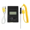 Befordran! TM902C Digital K Type Thermometer -50 till 1300 graders termometersensor+termoelementssonddetektornål