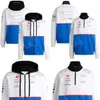 2024 NOWA F1 FORMULA BULIE FORMULA 1 RACES PEŁNY BULIE ZIP FOR MEN Casual Fashion Half-Zip Stand-Up Bluza Unisex Pullover Tops