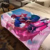 The Nine-Tailed Fox Ahri Blanket League of Legends Blanket Sexy Anime Girl Lightweight Comfortable Soft Breathable Warm Blanket