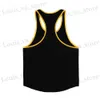 Heren t-shirts Gym Slelless Shirt Men Men Bodybuilding Tank Tops Workout Katoen afdrukken Singlet Stringer onderhirt mannelijke casual zomervest T240411