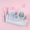 20 pezzi Love Heart Bacchetta per bacchette BOBLE SOFT BOTTON GIFTS per gli ospiti decoro festa di compleanno baby shower bomboniere bambini giocattoli per bambini
