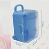 Gift Wrap 200pcs Clear Mini Rolling Travel Suitcase Candy Box Wedding Favors Party Reception Package