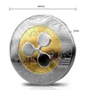 Moneda de ondulación de alta calidad chapada en moneda conmemorativa Regalo coleccionable XRP Collection Physical Art Home Decor 1 PC