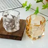 Wine Glasses Ins Bar Twist Cup 219 Ml Creative Origami Glass Internet Red Whiskey Transparent High Temperature Resistant Beer Cups