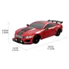 Elektrik/RC -Auto Y4UD 1 16 Modell Rennfahrer Wireless Control Drift Car Realistic RC Racing Car Toy 2,4G Fernbedienung Hobby Spiel Fahrzeug Jungen bevorzugt 240424