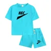 Children Brand Clothing Sets Boys Girls Summer Kids Sports Style Fashion Clothes Cotton T-shirt Short Sleeves Trousers 2pcs Suit