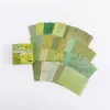 100st Kawaii Diy Söt färgglada retro klibbiga anteckningar Dekorativa memo kuddar Materialpapper