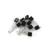 100pcs / set Kit assorti de transistors TO-92: NPN et PNP, 10 valeurs: BC337 BC327 2N2222 2N2907 2N3906 S8050 S8550 A1015 C1815