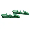 2PCS PCB 25mm DIN Rail Mounting Adapter Circuit Board Bracket Holder Carrier Clips Control Board DIN C45 DRG-02 Rail PCB Install