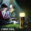 Rassemblage de la lampe de torche de tir Fire Figure 4 couleurs chambre décorative LED LED NIGHT Light USB Charge avec Buckle Kids Toy Gift 240407