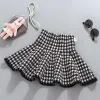 2023 Kids Autumn Winter Baby Girls Knitted Tutu Skirts Korean Style Solid Color Toddlers Kids Chic Perform Girls Skirt 4-12Yea