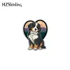 2023 Nya Bernese Mountain Dog Acrylic Lapel Pin Animal Epoxy Fjäril