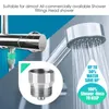 Shower Flow Reducer Limiter Shower Head Flow Restrictor Shower Head Water Saver Adapter Set Water Pressure Regulator Shower Flow