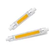 R7S 78mm 118 mm Mini Cob Verre Tube LED Bulbe de LED 15W 30W 40W 50W AC 220V 230V lampe à maïs à LED dimmable Remplacez les projecteurs halogènes