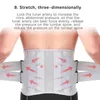 Supporto in vita Back Belt Cinghia regolabile Craccia a basso numero inferiore di cinghie sudore anti-skid