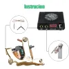 Forniture Dragonhawk Bobine Kit tatuaggio hines kit completo di alimentatori per body arti forniture tatuaggi forniture inchiostro set tatuaggio kit professionale