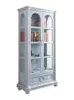 Luxury Solid Wood Bookcase With Glass Door Bookcase Nordic Storage Cabinet Wine Cabinet Display Cabinet