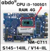 Moederborden voor Lenovo IdeaPad S14514IIL / V14IIL Laptop Motherboard.GS44D / GS54D NMC711 met CPU I3 1005G1_UMA_4G 100% Testwerk
