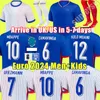 French 2024 Euro Cup Mens Football Jersey Kids Football Kits 24 25 Home Away Jersey Football Shirt Kit Mbappe Benzema Griezmann Giroud Fans Player Soccer Shirts