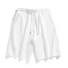 Męskie szorty Mężczyźni swobodny w rozmiarze letni bawełniany krótkie spodnie oddychające spodnie dresowe 2xl Big Gym Basketball Beach