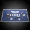 Nouveau luxe Texas Hold'em Poker Mat Suede Rubber Caspy Tip Tabine