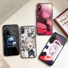 Anime Nazuna Call Night Phone Case per iPhone 14 13 12 11 XS X 8 7 6 Plus Mini Pro Max SE 2022 PC Glass Telefono Cover Funda