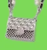 INS Интернет -знаменитость такого же стиля Lady Bags Diamond Hollow Metal Mini Mini Decorative Bag Сумка Жемчужная цепь модная Allmatch Small9605396