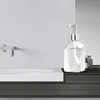 Liquid Soap Dispenser Glass With Pump Multipurpose 400 Ml Refillable Container Bottles For Home Sink Countertop Kitchen