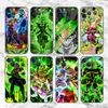 Custodia per telefono shock per Apple iPhone 14 11 13 12 Pro Max 7 8 6 6S 14 Plus XR XS MAX SE Soft Fundas Saiyan Brolis Anime