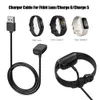 1m Cabo de carregamento USB para Fitbit Charge 5 6 Cabo de carregamento para Fitbit Luxe Adaptador Charging Dock Cradle Smart Watch Acessórios