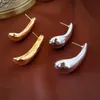 New Design ear studs Exaggerated metal curved water droplet women earrings PH-03690