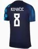 2024 2025 Maglie da calcio Croazia 24 25Modric Majer Croatie 2024 Gvardiol Kovacic Suker Men Kit Kit Fan Fans Roacia Football Shirt T