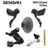SENSAH IGNITE Road Bike Shifter Sensah 2x9 Speed Brake Lever+Cassette+Chain Bicycle R7000 Tiagra Sora Empire Pro 18s Groupset 9v