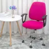 Bilgisayar Sandalyesi Kapak Ofis Sandalyesi Kapaklar Bölünmüş Koltuk Koltuk Kapağı Streç Çıkarılabilir Slipcover Koltuk Koruyucusu Silla Oyuncu