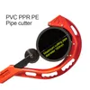 PVC PE Pipe Cutter PPR 14-65mm/110-120mm Double Purpose Scissors For Composite Tube Plastic Hot Pipe Cutting Blade Hand Tools