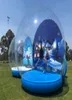 Pump Snow Globe Human Size Po Booth Anpassad bakgrundsbild Uppblåsbar mänsklig snö Globe Vacker bubbla Kupol Clear 2338886