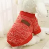 Vêtements pour chiens Vêtements chauds doux pour les petits chiens Chihuahua Classic Sweater Cat tenue